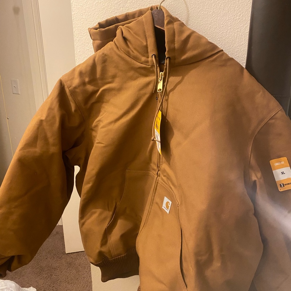 Carhartt Brown Hooded Jacket
